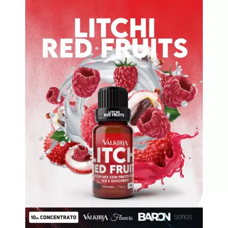 LITCHI RED FRUIT PLAY Aroma Concentrato 10 ml Valkiria